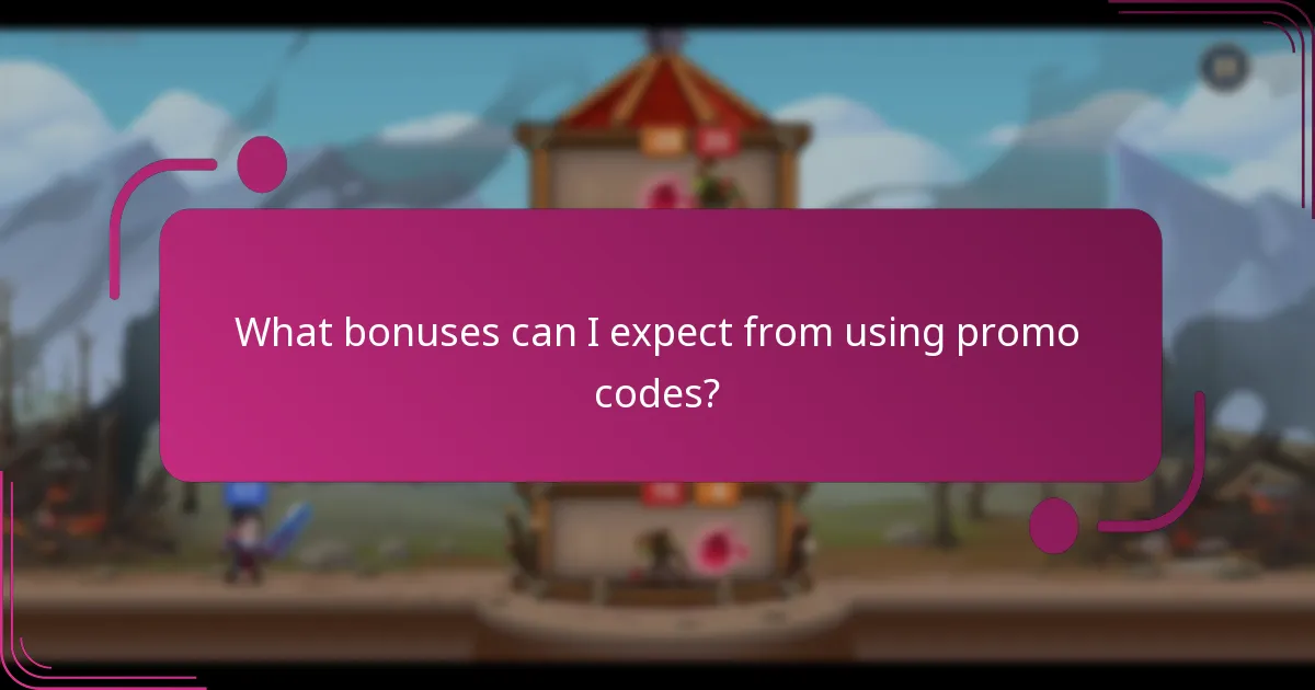 What bonuses can I expect from using promo codes?